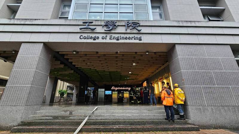 事发地点在宜大工学院实验室。(记者江志雄翻摄) 事发地点在宜大工学院实验室。(记者江志雄翻摄)