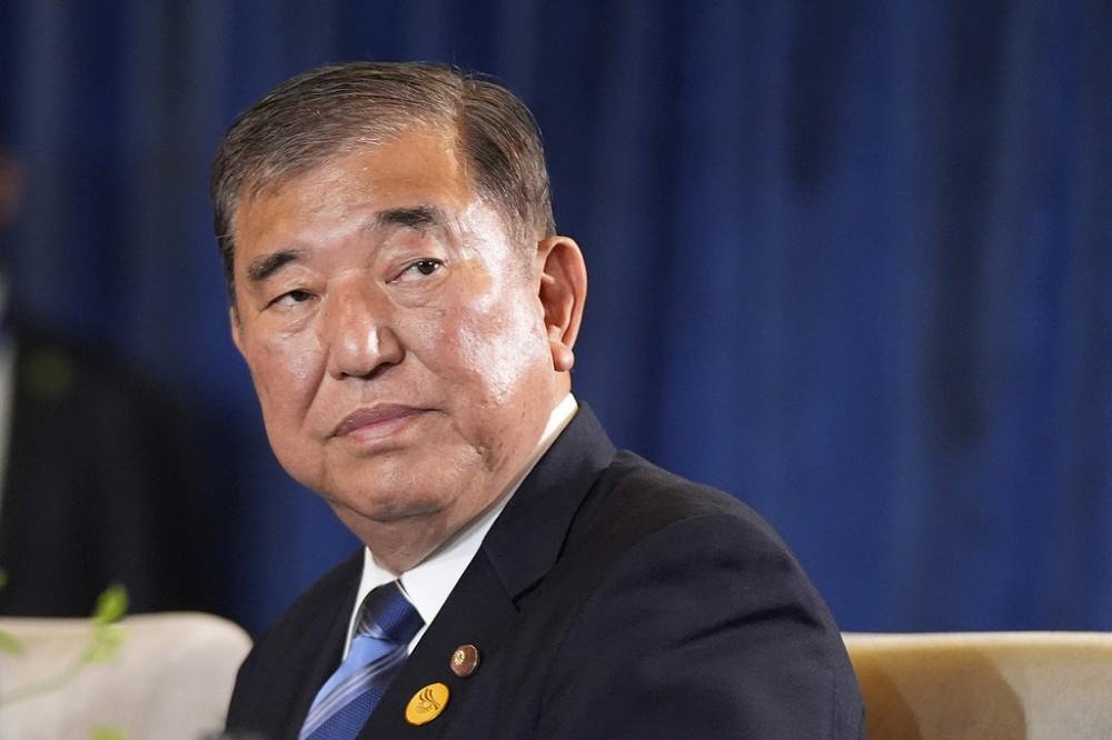 日本首相石破茂。 （美联社）