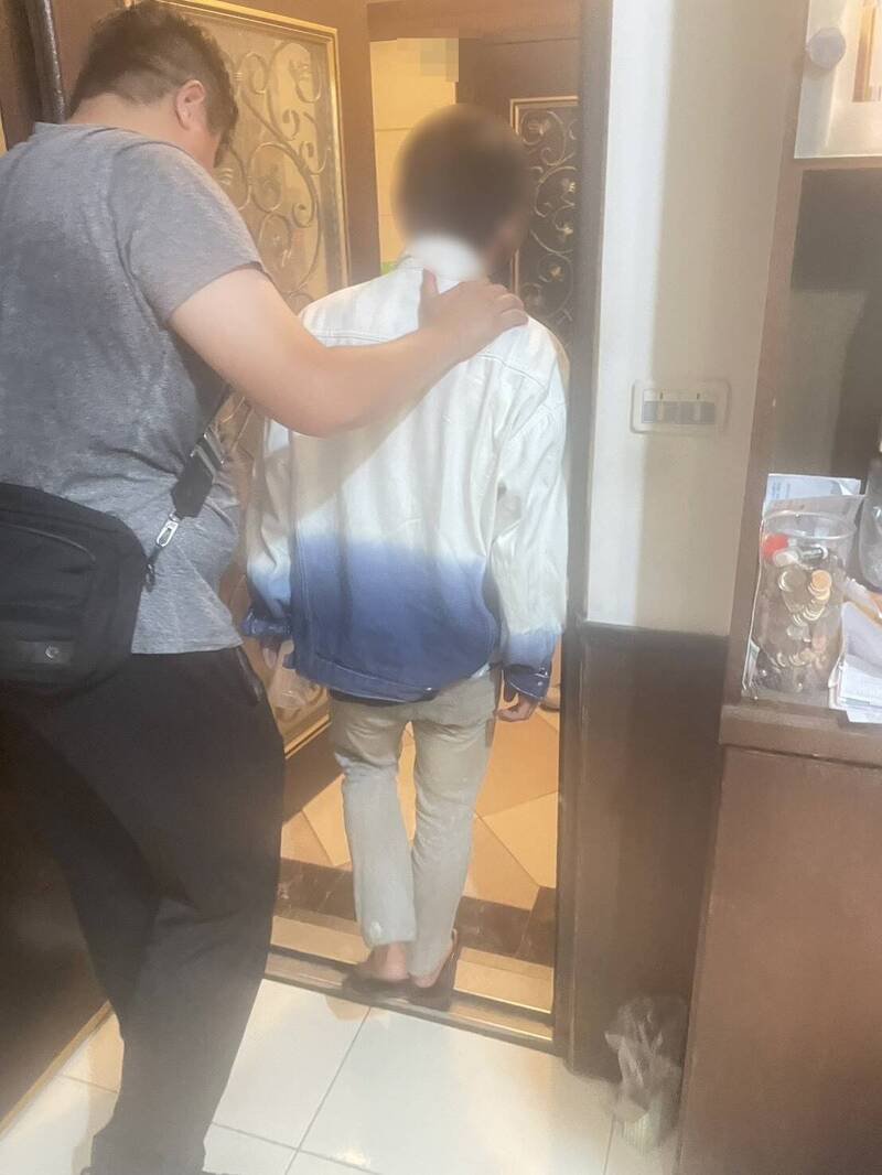 警方循线将萧男缉捕到案。(警方提供) 警方循线将萧男缉捕到案。(警方提供)