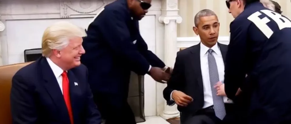 “奥巴马被捕”视频疯传!特朗普也转了