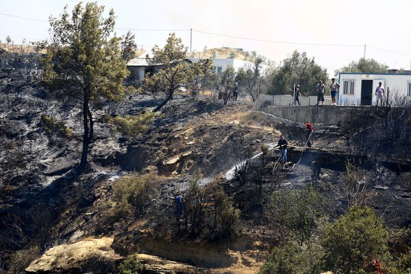 ▲▼ 土耳其安塔利亞(Antalya)野火。(圖/路透)