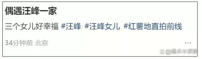 汪峰带4个孩子回国,二女儿汪璟怡罕见露面