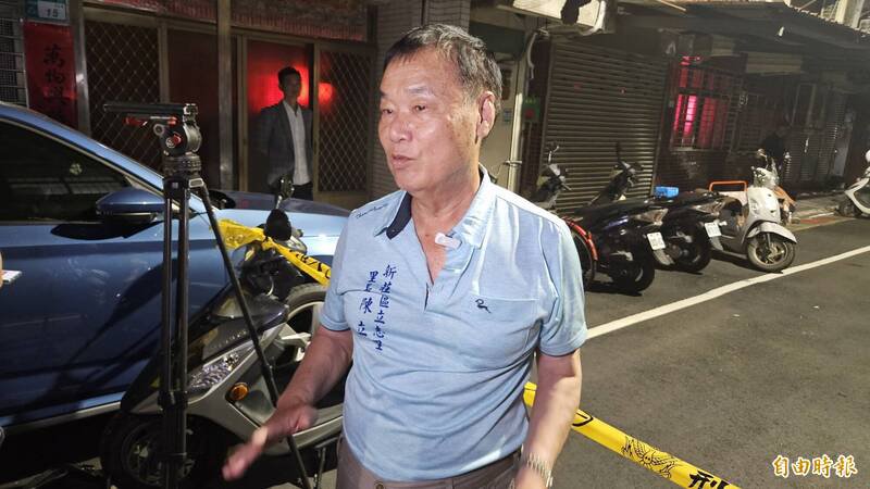 里长表示陈家人鲜少与邻里互动。（记者徐圣伦摄）