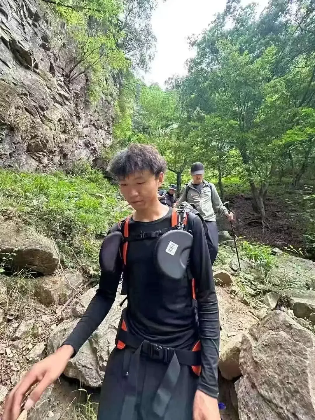 ▲与刘玉涌一起失联的同伴 受访者供图