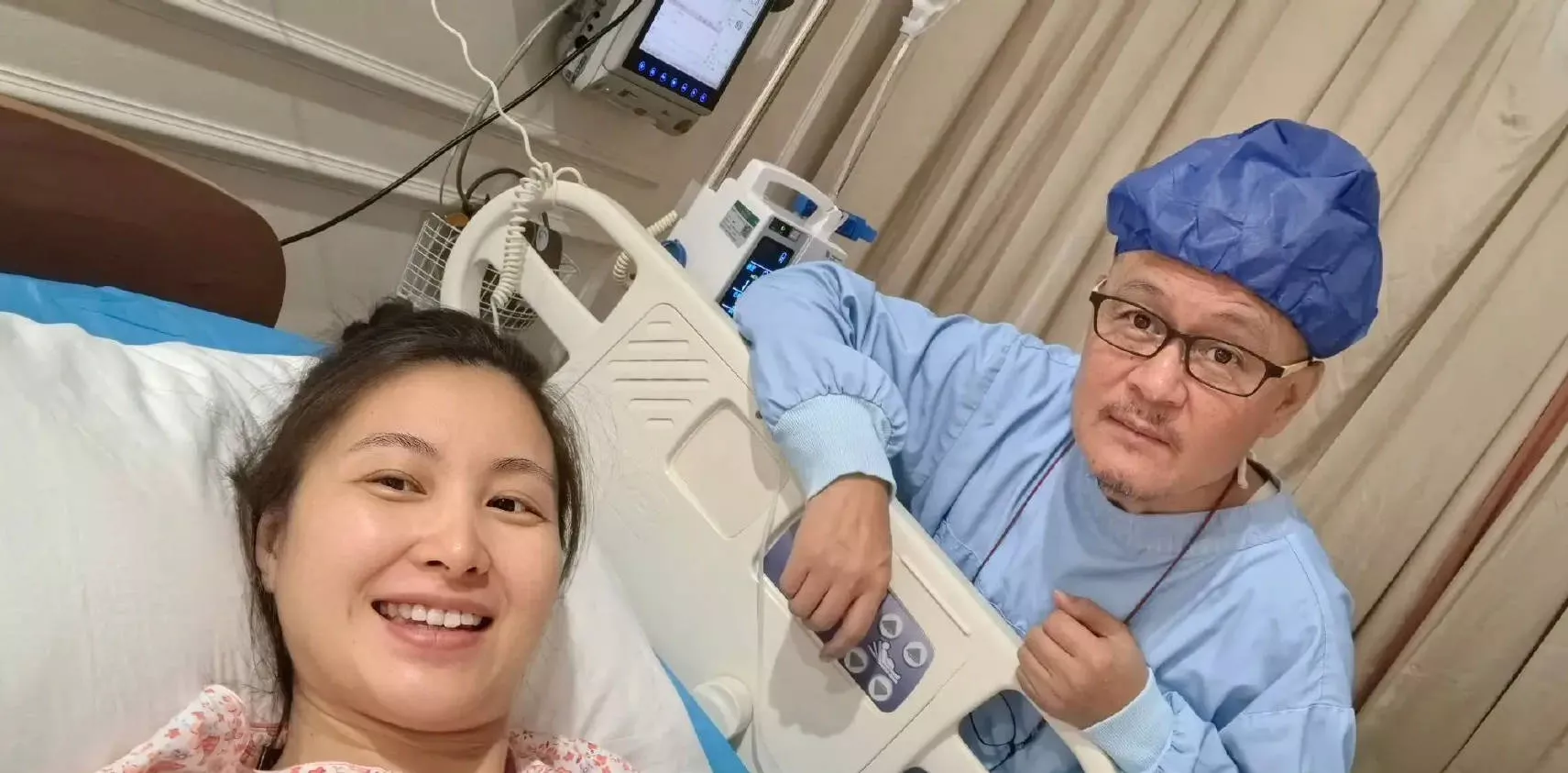 58岁“光头李进”终于当爸！小25岁娇妻为他诞下儿子