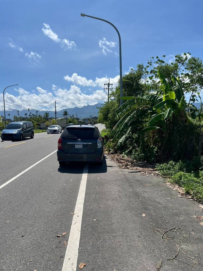 嘉义县中埔乡嘉135线发生汽机车碰撞死亡车祸。（中埔警分局提供）