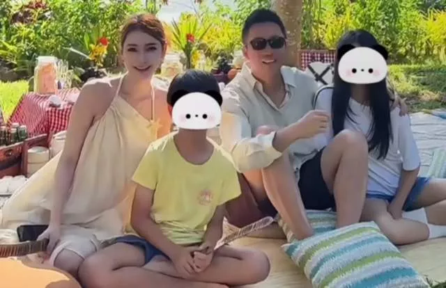 汪小菲一家四口去巴厘岛度假,马筱梅发福显孕相