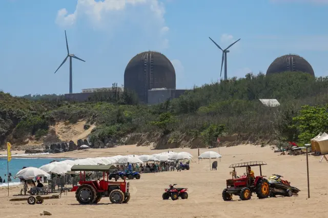 位于屏东县的“核三”今年5月除役,台湾将于8月23日举行“重啓核三”的公投