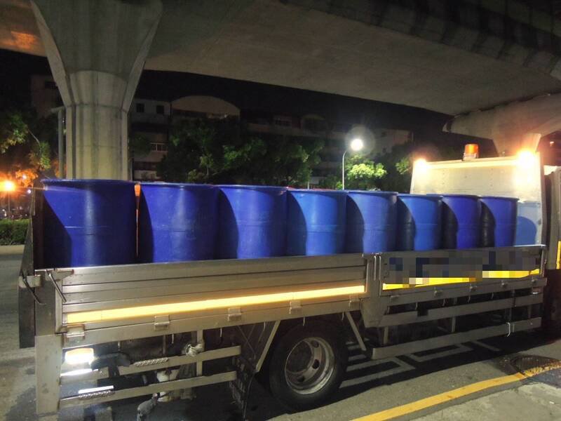 陈男驾驶的厨余回收车。（民众提供）