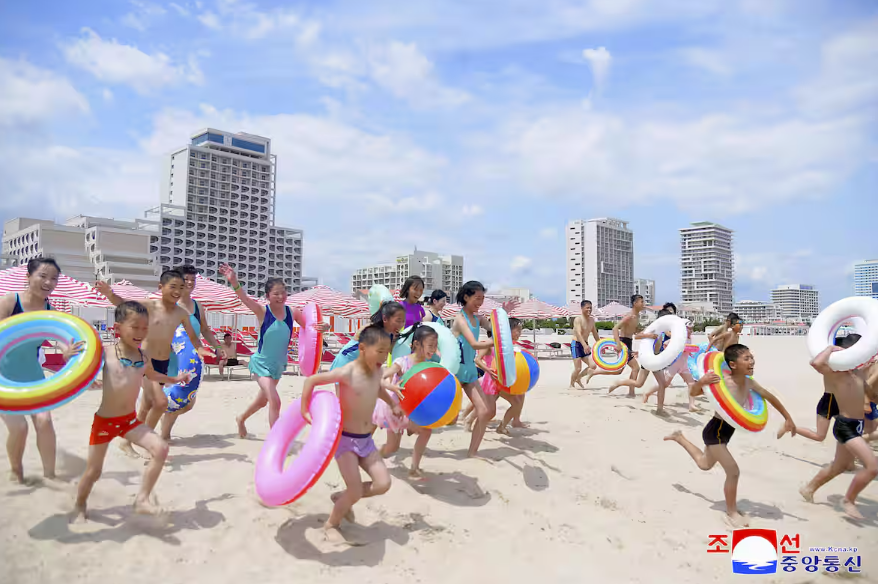 ▲▼北韓元山葛麻海岸旅遊區。（圖／朝中社）