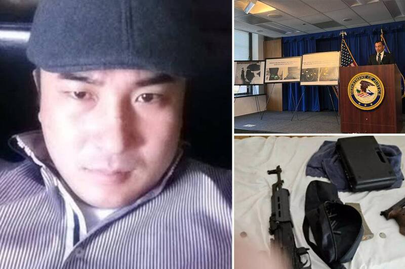 中国籍男子温盛华（Shenghua Wen，音译），因非法将大批军火及弹药走私至北韩，美国法院裁定判处8年监禁。（图撷自「@nypost」X）