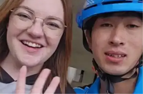 东北外卖小哥一句“love you” 闪婚美国幼师女博士