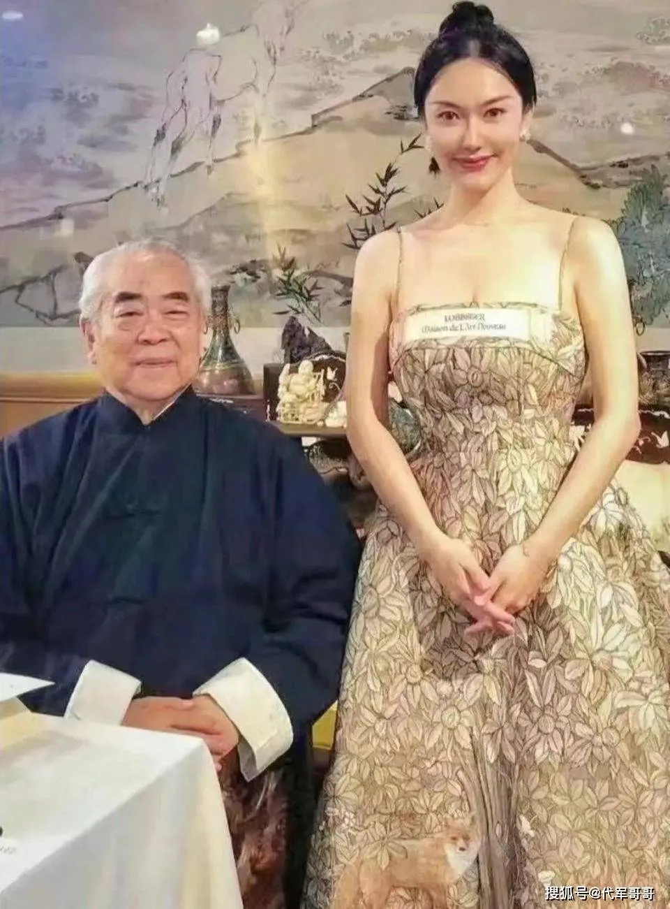 范曾第三任妻子楠莉有多美?肤白貌美气质脱俗