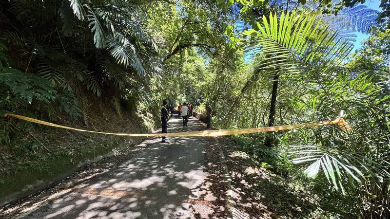 警方封锁现场。（民众提供）