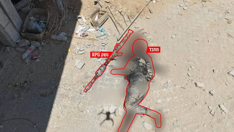 在此次突袭中，共有10名哈玛斯武装份子被以军击毙。图为被击毙的哈玛斯武装份子。（图撷取自以色列国防军官方社群「X」）