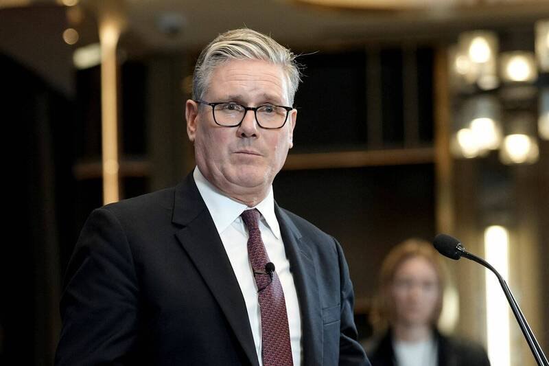 英国首相施凯尔正面临其阁员施压，要求他重新评估对中国的政策，并在疑似中国间谍案审判破局后，采取更强硬的立场。（法新社档案照）