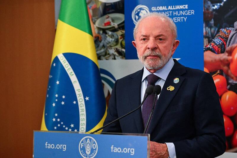 巴西总统鲁拉。（法新社资料照）