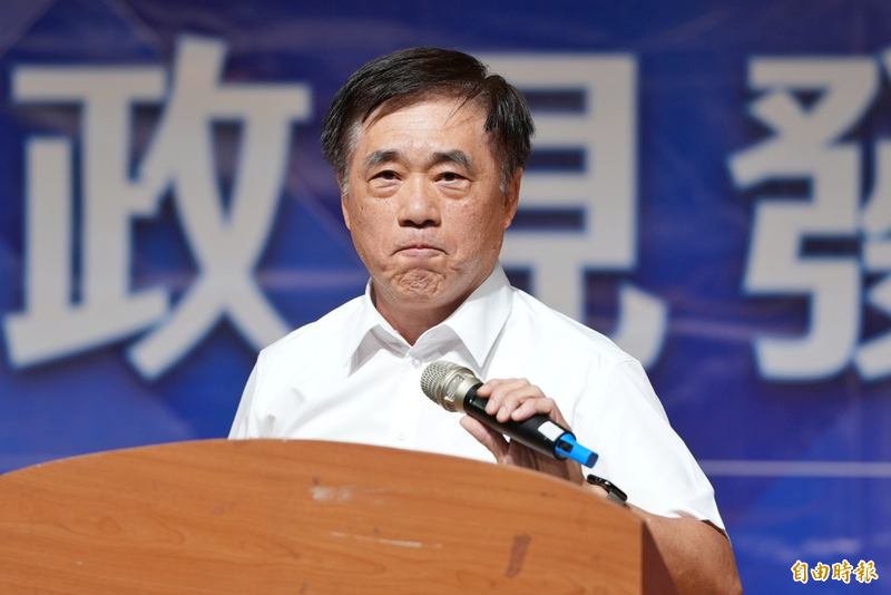 国民党主席候选人郝龙斌。 （记者陈逸宽摄）