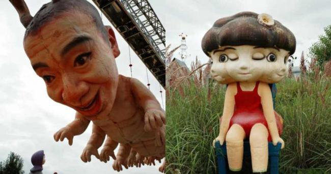 中国游乐园惊见“人体蜈蚣”!诡异造型太骇人 中国游乐园惊见“人体蜈蚣”!诡异造型太骇人