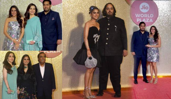 印首富妻60克拉祖母绿耳环和水晶纱丽超华丽