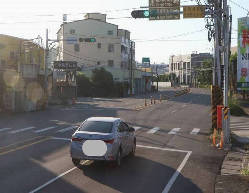 埔心乡员鹿路5段与罗厝路3段路口，高居取缔榜首。（图由警方提供）