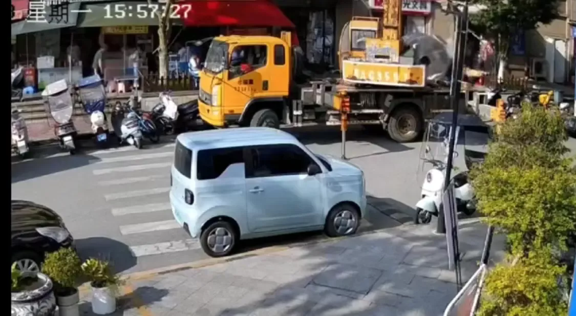 ▲事发现场 视频截图