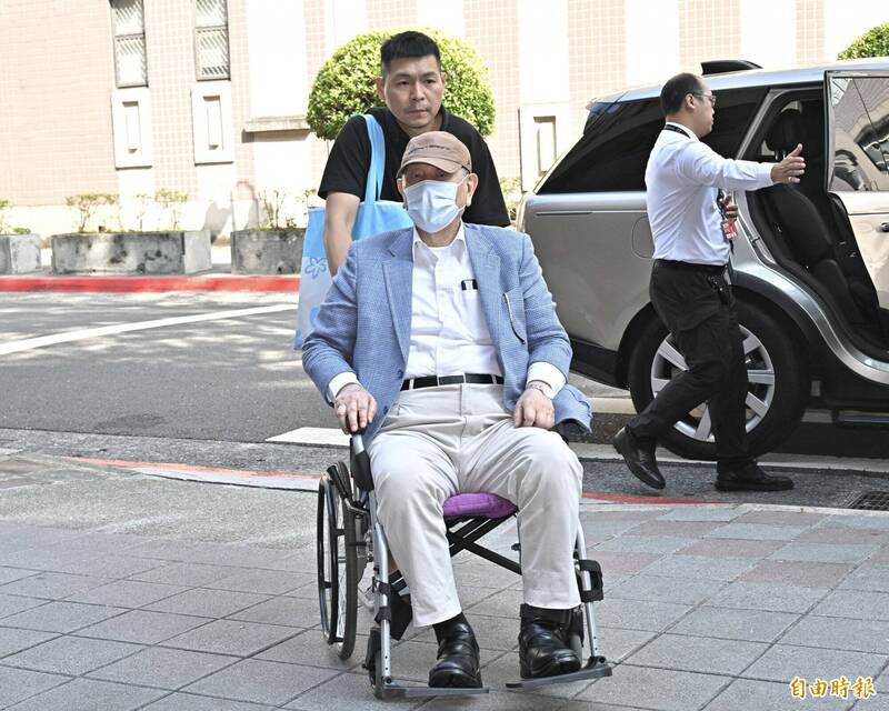台北地院审理京华城等弊案，威京集团主席沈庆京14日出庭。（记者涂建荣摄）