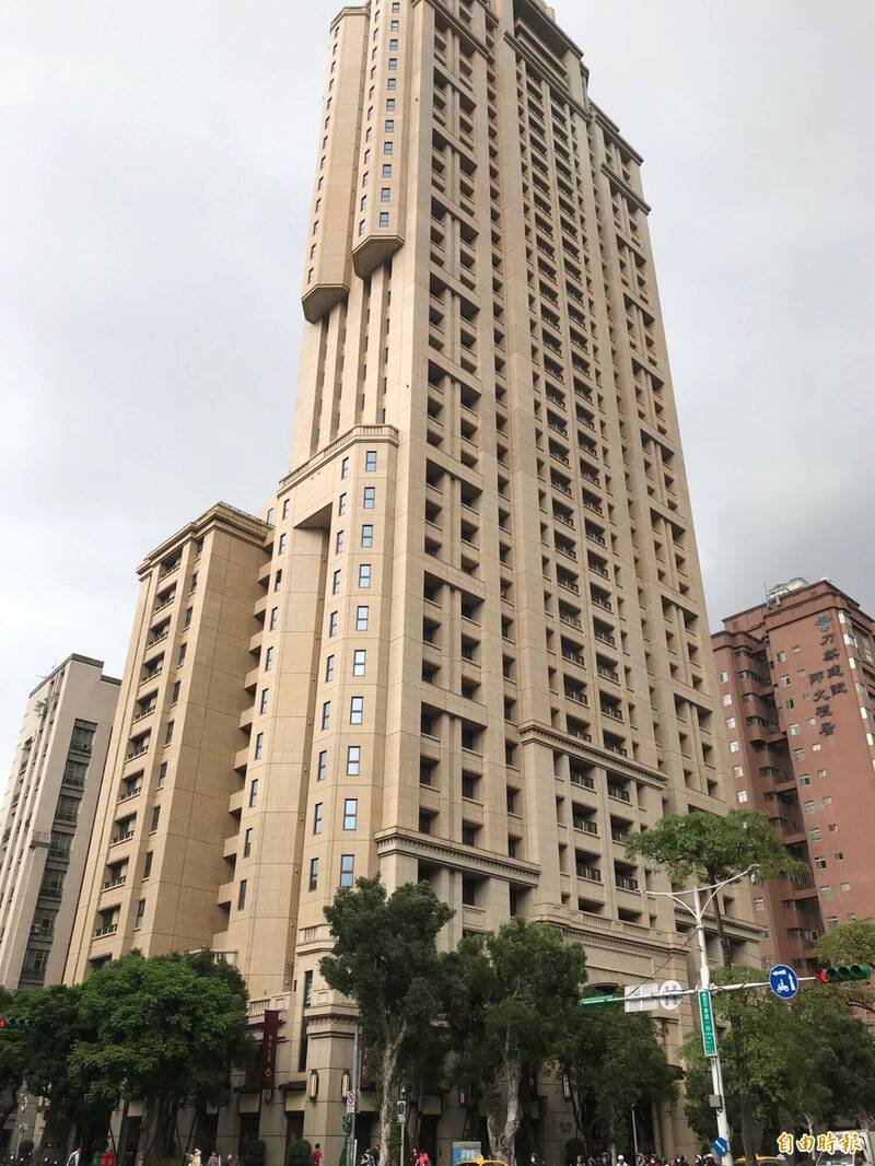 北市大安区指标豪宅「和平大苑」。（资料照，记者徐义平摄）