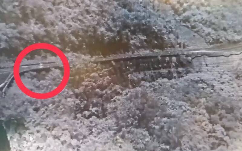 杨姓老翁最后走在旧苏花台9丁线9K处往南，时间为晚上9点50分，自此线索几乎断掉，不过警方仍持续协寻，呼吁用路人若有发现老翁行踪，敬请提供当天相关行车纪录画面。（民众提供）