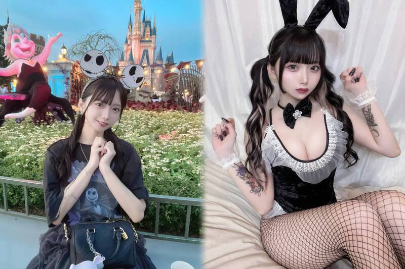 日本前地下偶像、写真女星「远月とうか」，日前陷入涉嫌隐瞒已婚事实，向粉丝收取高额约会费用。（图撷取自@touka_aji IG、@touka_aji 社群平台「X」，本报合成）