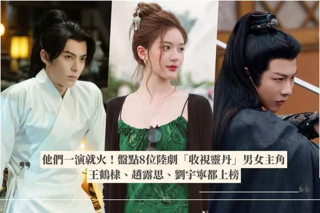他们一演就火! 盘点8位收视灵丹男女主角