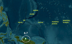 印尼发生规模6.7地震 未引发海啸警报
