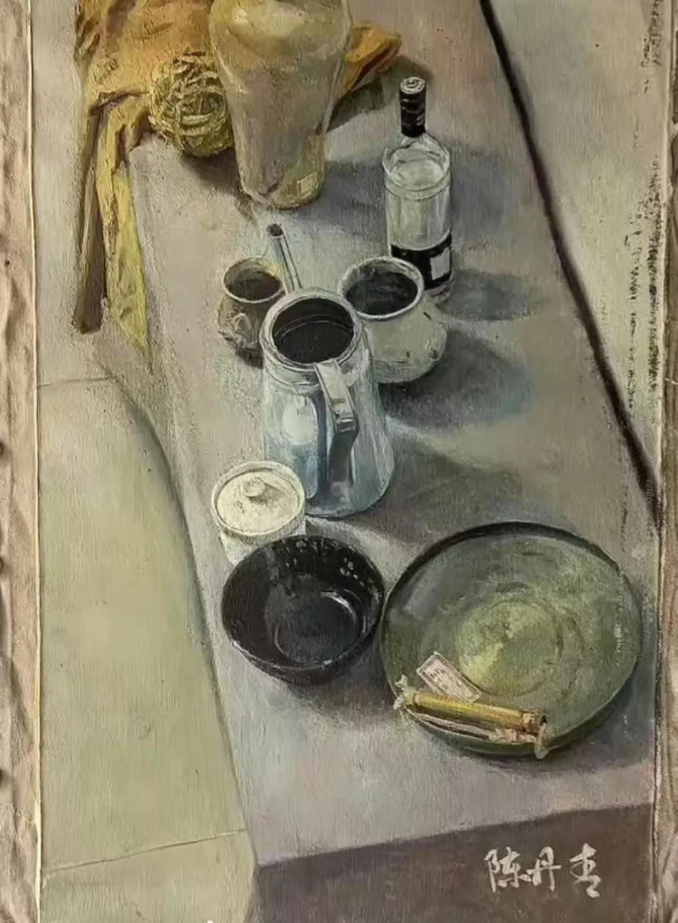 陈丹青画作真伪之争:绘画博主指认是自己课堂作业