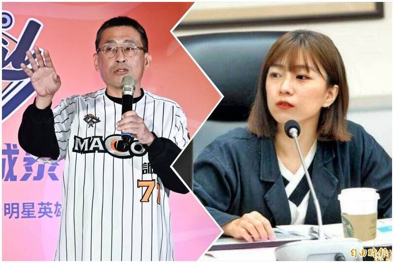 前议员林颖孟（右）控遭家暴，前夫林致光（左）则否认动手，表示指控不实。（资料照，本报合成）