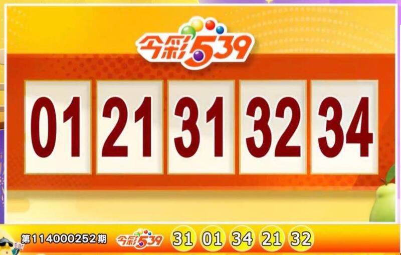 今彩539、39乐合彩开奖号码。（撷取自三立iNEWS《全民i彩券》）