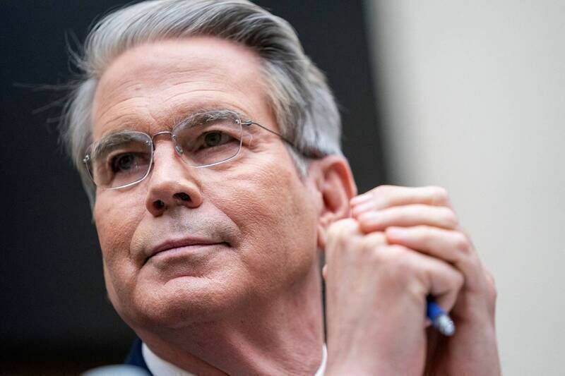 贝森特要求IMF与世银，对中国经济模式采取强硬立场。（路透）