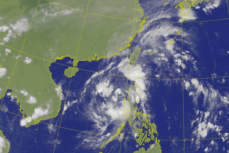 风神台风今天横越北部的吕宋岛，造成至少8人死亡、2人失踪。（图撷自中央气象署）