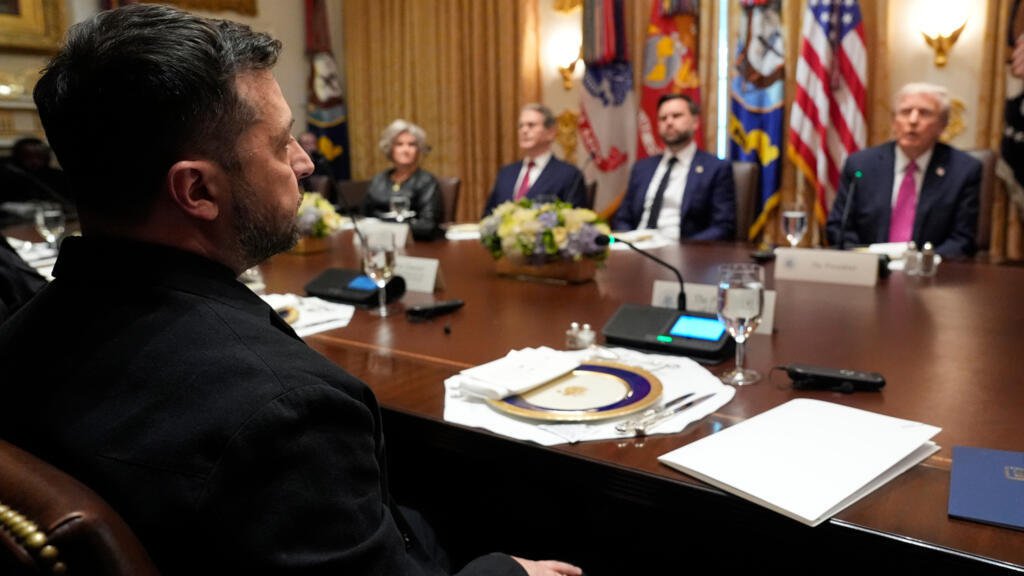 2025年10月17日美国白宫 乌克兰总统泽连斯基和美国总统特朗普