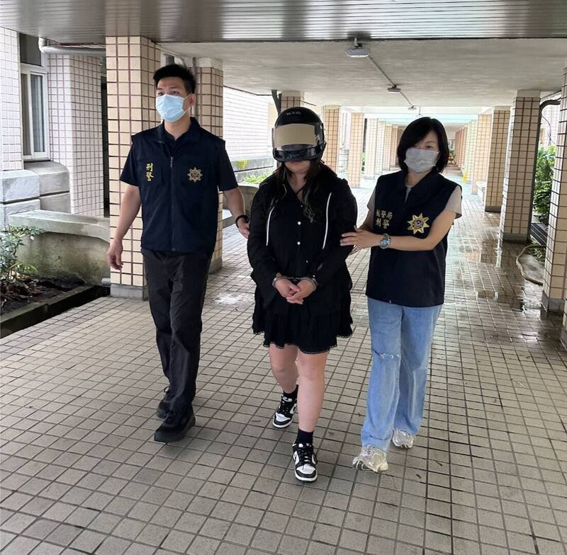 运毒的林姓女子。（航警局提供）