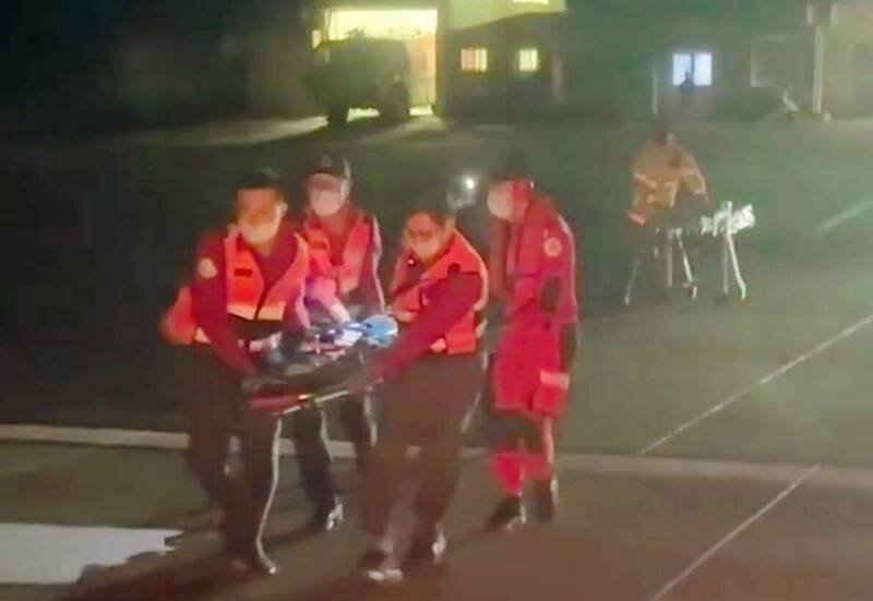 空勤总队跨夜「代班」，完成后任务。（空勤总队提供）