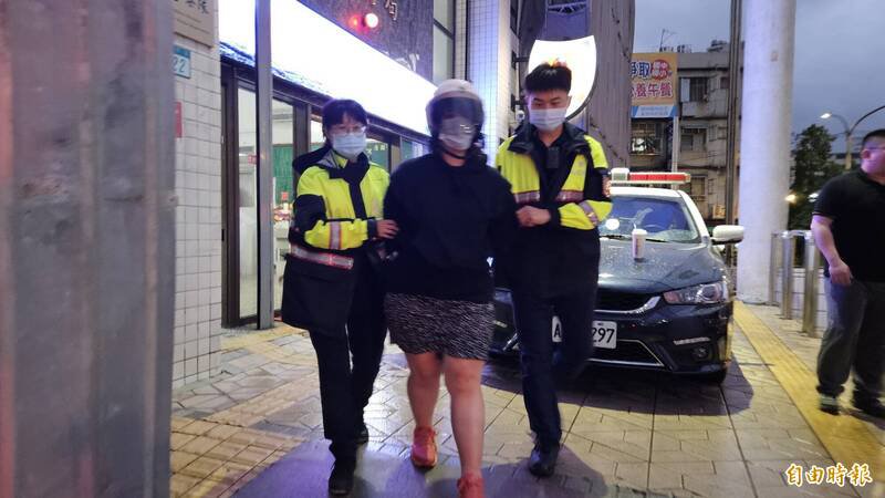 陆女遭警方依杀人罪移送法办。（记者徐圣伦摄）