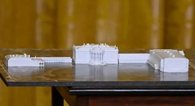 ▲白宫新宴会厅模型