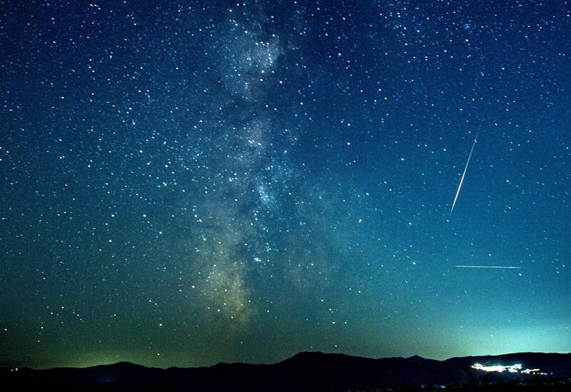 夜空中呈现的繁星。（欧新社档案照）