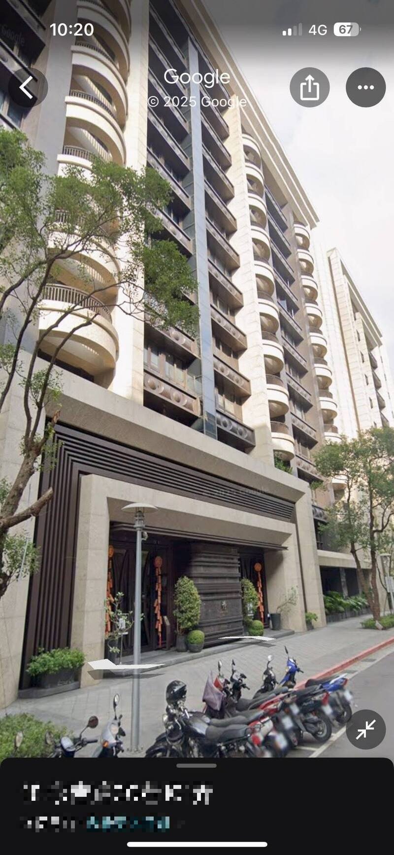 北市信义区永吉路一处豪宅，昨晚发生双尸案。（记者姚岳宏翻摄Google Map）