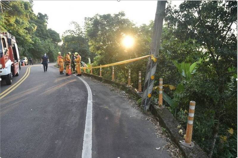位在雾峰山区的弃尸地点。（民众提供）