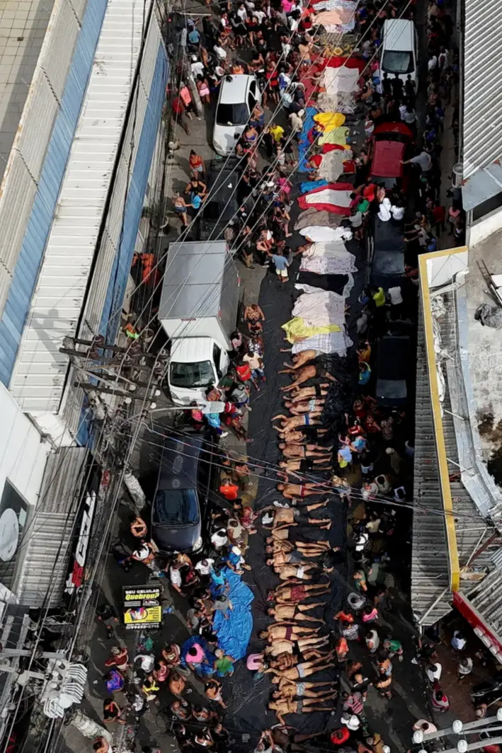 巴西最致命反毒行动：2500名警察围剿，121人死亡