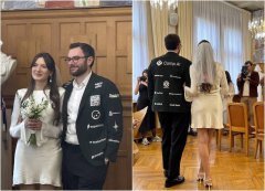 0元办婚礼!法国新郎「西装贴满广告」 拉赞助还小赚一笔