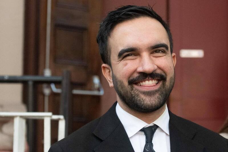 声势大好的曼达尼极有可能成为纽约市首位穆斯林市长。（法新社）