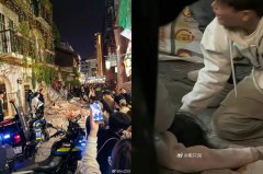 万圣夜惊魂!长沙店铺外墙倒塌酿2死2伤 男子跪地痛哭求救女友