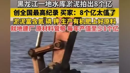 黑龙江水库烂泥卖出8亿天价 官方资本游戏被看穿